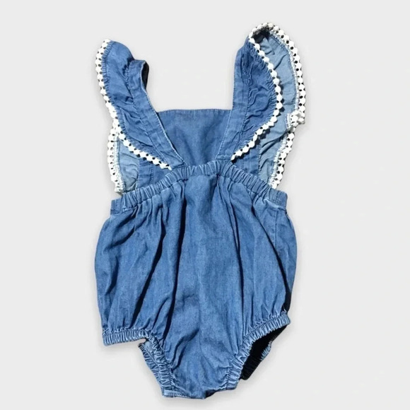Old  Navy Dark Blue Romper - Picture 4 of 4